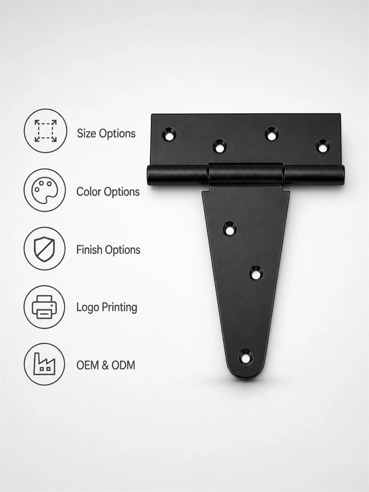 Heavy Duty T Strap Hinges Shed Door Gate Hinges