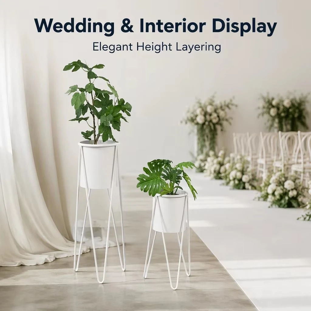 Metal Indoor Outdoor Flower Pot Plant Display Stand