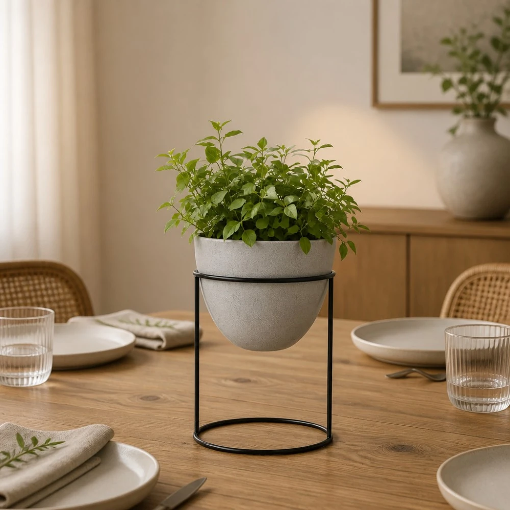 Mini Iron Table Standing Decorative Flower Stands